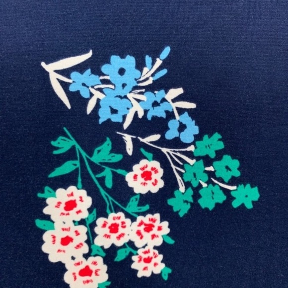 Draper James Nassau Navy Floral Dress XS - Picture 4 of 5